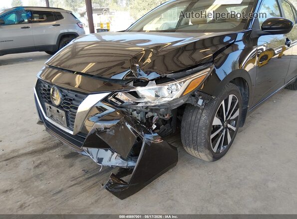 3N1AB8CV1MY331530 2021 NISSAN SENTRA Black წინა ხედი