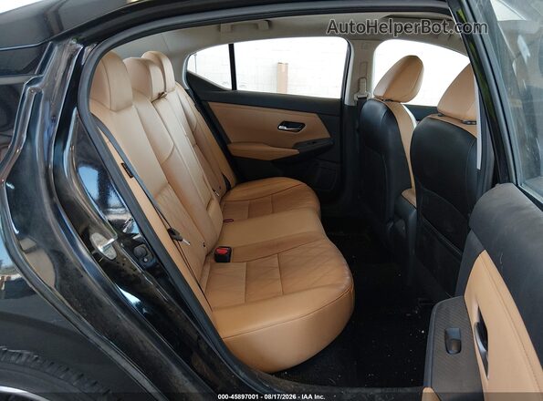 3N1AB8CV1MY331530 2021 NISSAN SENTRA Black VIN კოდის სტიკერის ხედი
