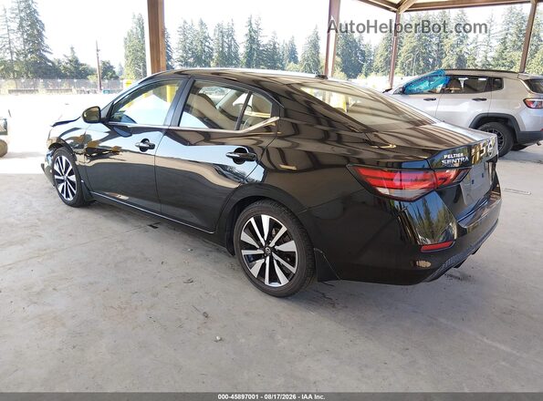3N1AB8CV1MY331530 2021 NISSAN SENTRA Black უკანა მარცხენა