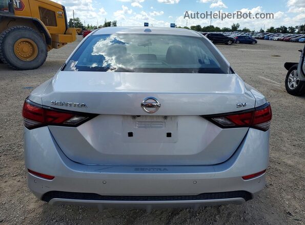 3N1AB8CV1NY209042 2022 NISSAN SENTRA Silver უკანა ხედი
