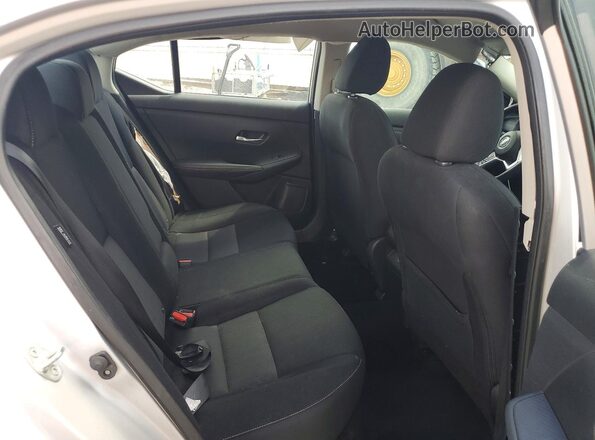 3N1AB8CV1NY209042 2022 NISSAN SENTRA Silver უკანა სავარძლების ხედი