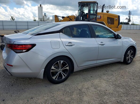 3N1AB8CV1NY209042 2022 NISSAN SENTRA Silver უკანა მარჯვენა