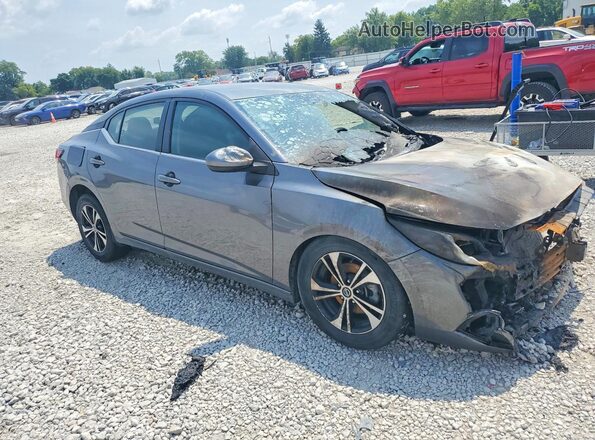 3N1AB8CV1NY275736 2022 NISSAN SENTRA Gray Front right