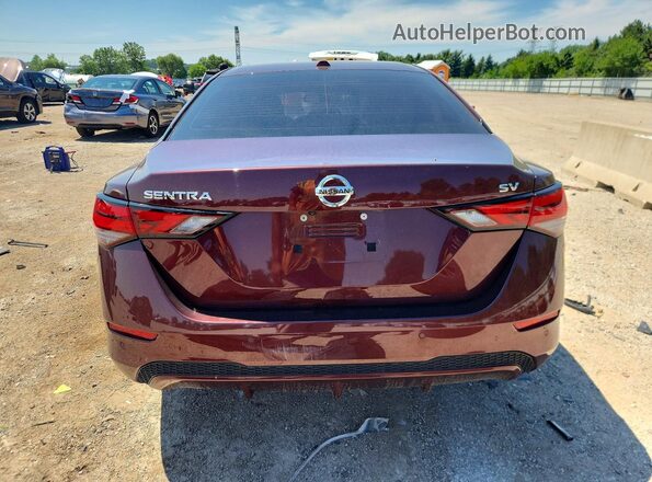 3N1AB8CV1PY224384 2023 NISSAN SENTRA Burgundy Widok z tyłu