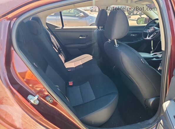 3N1AB8CV1PY224384 2023 NISSAN SENTRA Burgundy Widok tylnych siedzeń