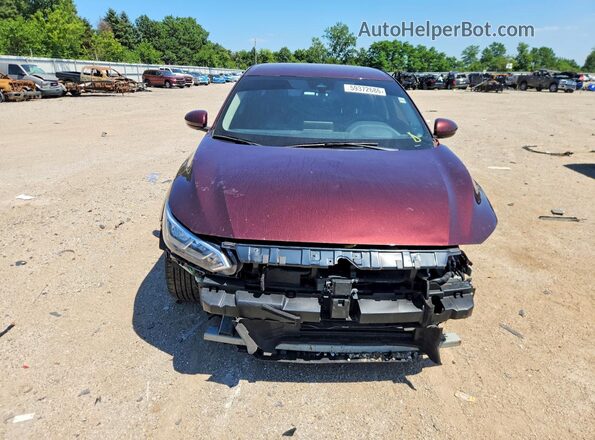 3N1AB8CV1PY224384 2023 NISSAN SENTRA Burgundy Widok z przodu