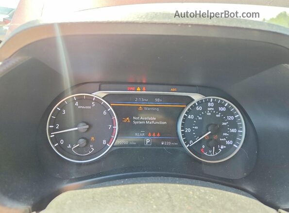 3N1AB8CV1PY224384 2023 NISSAN SENTRA Burgundy Widok zestawu wskaźników