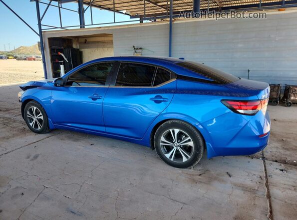 3N1AB8CV1PY257417 2023 NISSAN SENTRA Blue Trasero izquierdo
