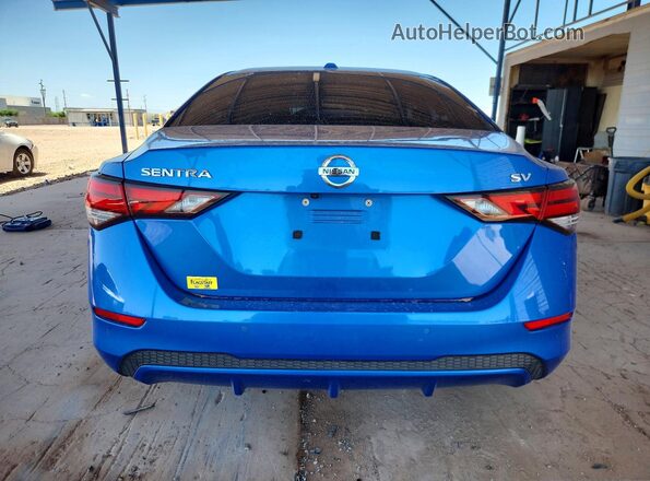 3N1AB8CV1PY257417 2023 NISSAN SENTRA Blue Vista trasera