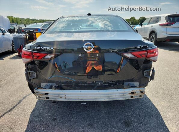 3N1AB8CV1PY280485 2023 NISSAN SENTRA Black VIN კოდის სტიკერის ხედი