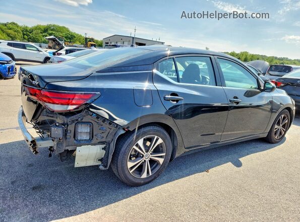 3N1AB8CV1PY280485 2023 NISSAN SENTRA Black უკანა მარჯვენა
