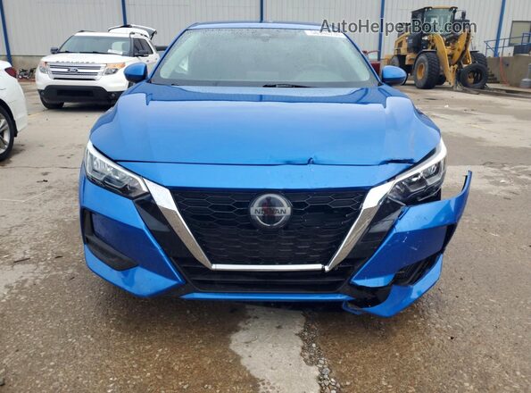 3N1AB8CV1PY325425 2023 NISSAN SENTRA Blue Widok z przodu