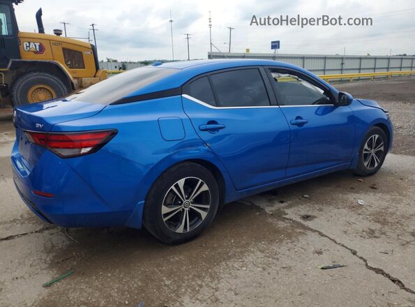 3N1AB8CV1PY325425 2023 NISSAN SENTRA Blue Tył prawy