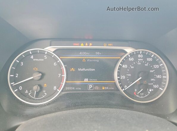 3N1AB8CV1RY266444 2024 NISSAN SENTRA Черный Вид щитка приборов