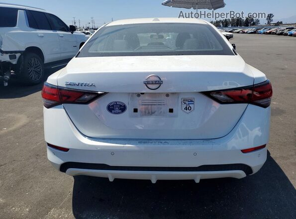 3N1AB8CV1SY254834 2025 NISSAN SENTRA White უკანა ხედი