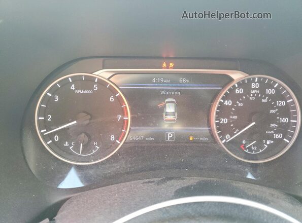3N1AB8CV1SY254848 2025 NISSAN SENTRA Белый Вид щитка приборов