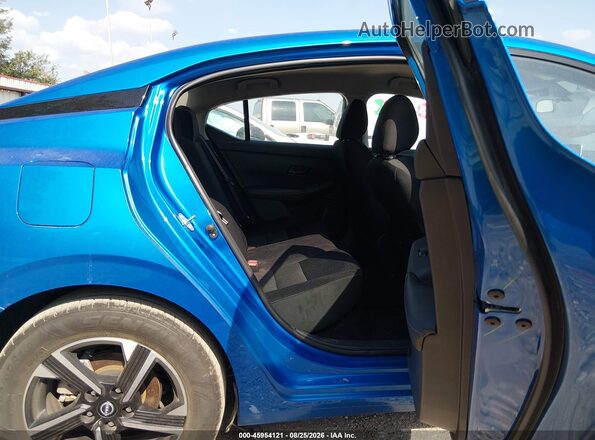 3N1AB8CV1SY295626 2025 NISSAN SENTRA Blue VIN კოდის სტიკერის ხედი