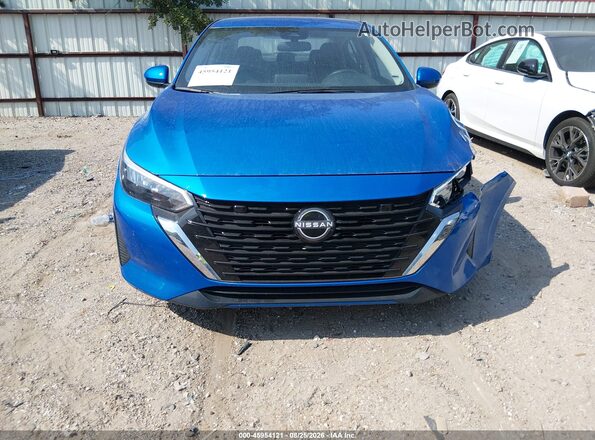 3N1AB8CV1SY295626 2025 NISSAN SENTRA Blue წინა პანელის ხედი