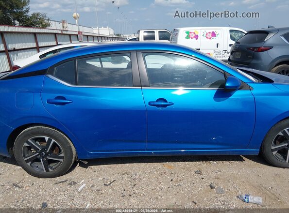 3N1AB8CV1SY295626 2025 NISSAN SENTRA Blue ხელსაწყოთა პანელის ხედი