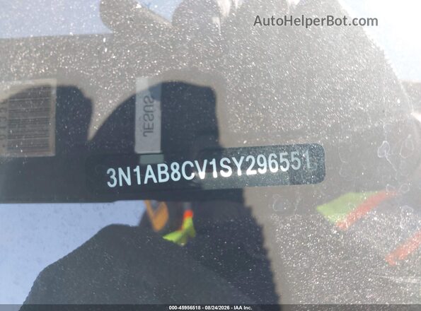 3N1AB8CV1SY296551 2025 NISSAN SENTRA White Widok komory silnika