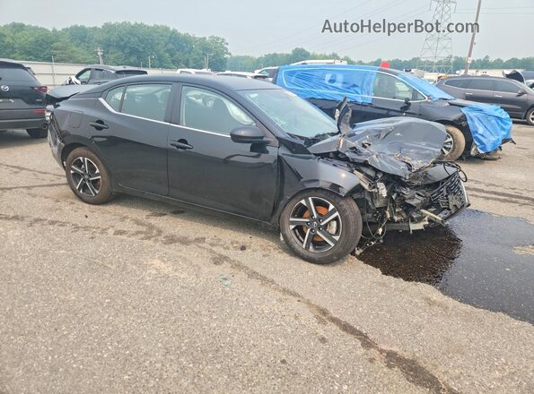 3N1AB8CV1SY306057 2025 NISSAN SENTRA Черный Передняя правая четверть