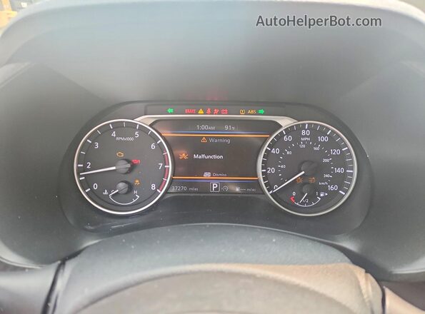 3N1AB8CV1SY306057 2025 NISSAN SENTRA Черный Вид щитка приборов