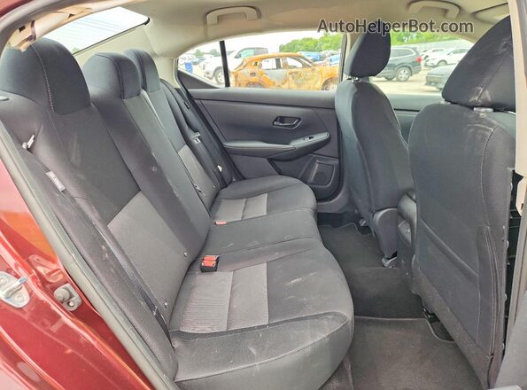3N1AB8CV1SY374844 2025 NISSAN SENTRA Burgundy Вид задніх сидінь