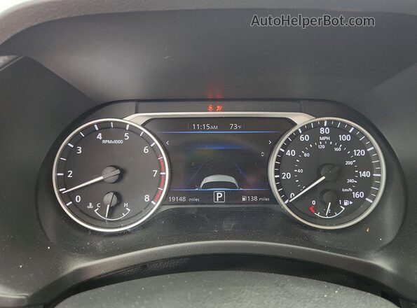 3N1AB8CV1SY374844 2025 NISSAN SENTRA Burgundy Вид щитка приладів
