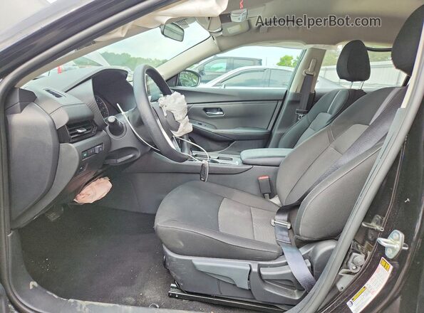 3N1AB8CV1SY376657 2025 NISSAN SENTRA Black Widok wnętrza z przodu