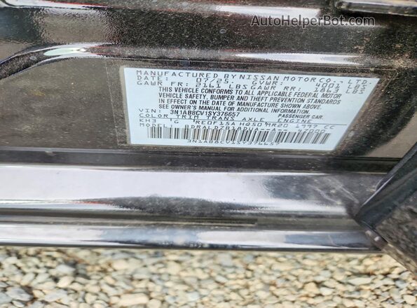 3N1AB8CV1SY376657 2025 NISSAN SENTRA Black Widok komory silnika