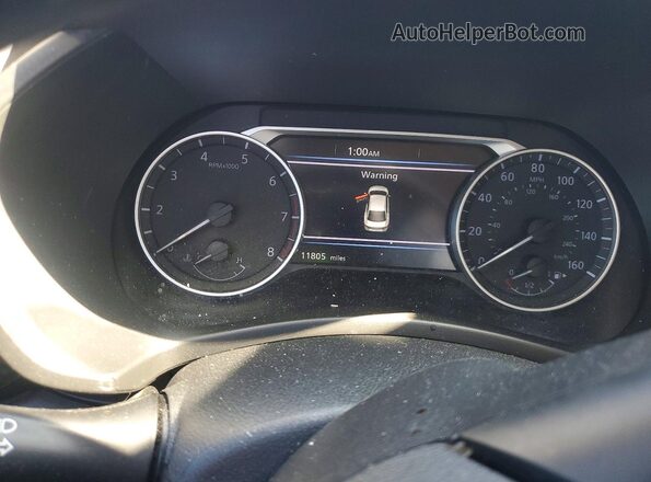 3N1AB8CV1SY378117 2025 NISSAN SENTRA Red ხელსაწყოთა პანელის ხედი