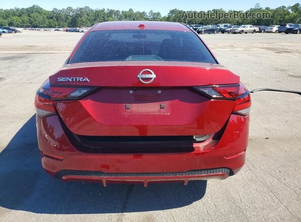 3N1AB8CV1SY378117 2025 NISSAN SENTRA Red უკანა ხედი
