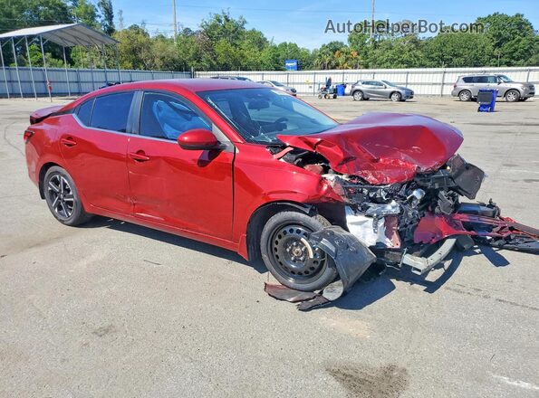 3N1AB8CV1SY378117 2025 NISSAN SENTRA Red წინა მარჯვენა