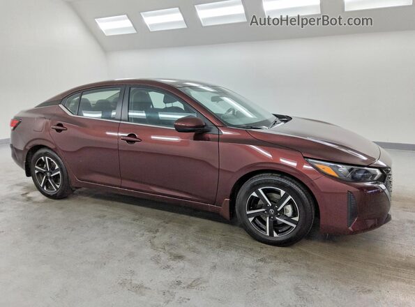 3N1AB8CV1SY405302 2025 NISSAN SENTRA Burgundy Передня права чверть