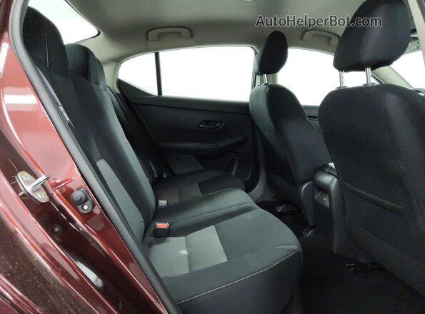 3N1AB8CV1SY405302 2025 NISSAN SENTRA Burgundy Вид задніх сидінь
