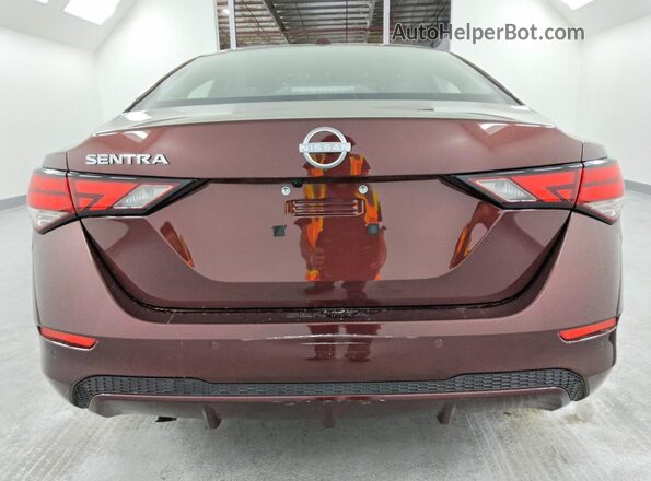 3N1AB8CV1SY405302 2025 NISSAN SENTRA Burgundy Вид ззаду