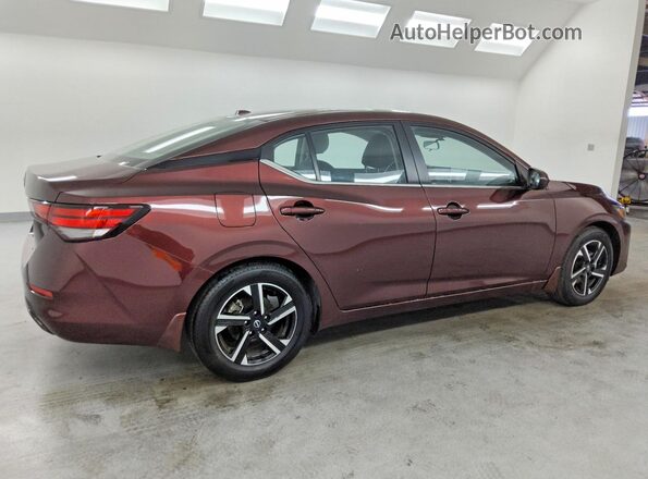3N1AB8CV1SY405302 2025 NISSAN SENTRA Burgundy Задня права чверть