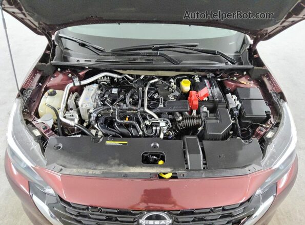 3N1AB8CV1SY405302 2025 NISSAN SENTRA Burgundy Вид задньої частини салону