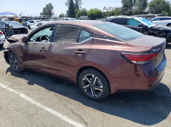 3N1AB8CV1SY412945 2025 NISSAN SENTRA Maroon Rear left