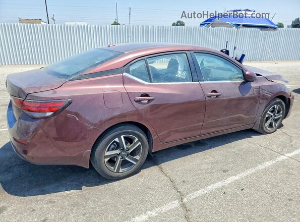 3N1AB8CV1SY412945 2025 NISSAN SENTRA Maroon Rear right