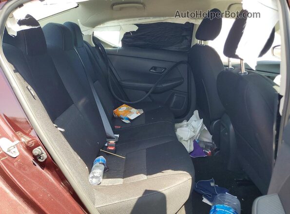 3N1AB8CV1SY412945 2025 NISSAN SENTRA Maroon Rear seats view