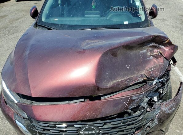 3N1AB8CV1SY412945 2025 NISSAN SENTRA Maroon Rear interior view