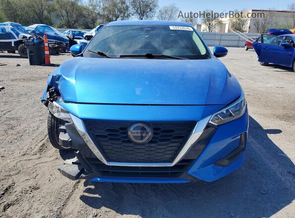 3N1AB8CV2LY234061 2020 NISSAN SENTRA Blue Vista frontal