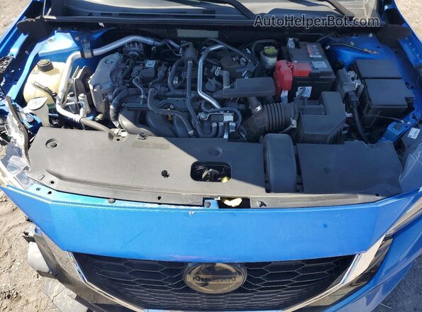 3N1AB8CV2LY234061 2020 NISSAN SENTRA Blue Vista interior trasera
