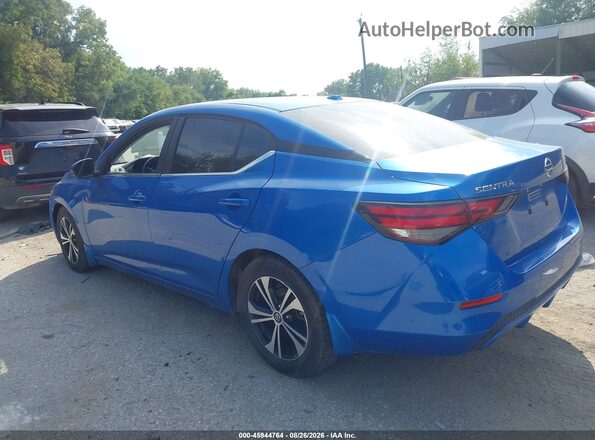 3N1AB8CV2LY239485 2020 NISSAN SENTRA Blue Задня ліва чверть