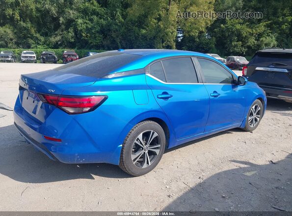 3N1AB8CV2LY239485 2020 NISSAN SENTRA Blue Задня права чверть