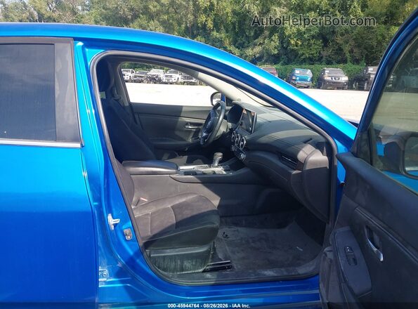 3N1AB8CV2LY239485 2020 NISSAN SENTRA Blue Вид салону спереду