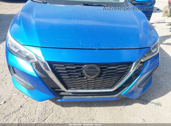3N1AB8CV2LY239485 2020 NISSAN SENTRA Blue Вид спереду