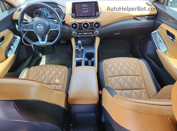 3N1AB8CV2LY260059 2020 NISSAN SENTRA Maroon Dashboard view