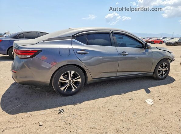 3N1AB8CV2MY211851 2021 NISSAN SENTRA Charcoal Trasero derecho